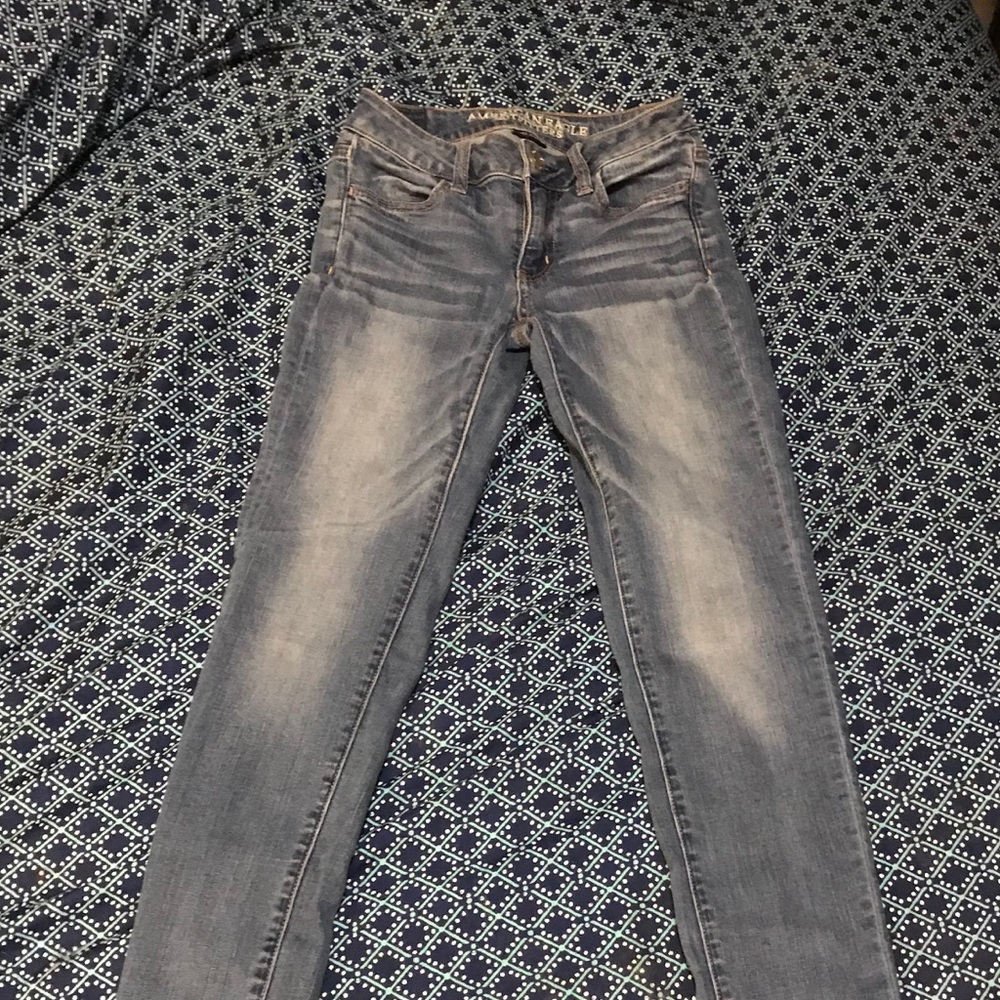 American Eagle Skinny Jeans- 0Long